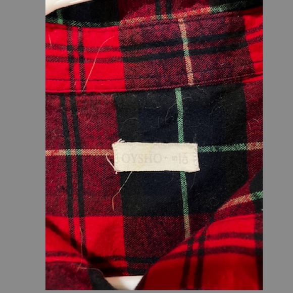 Oysho Women’s Flannel Shirt Size Small - Picture 3 of 3
